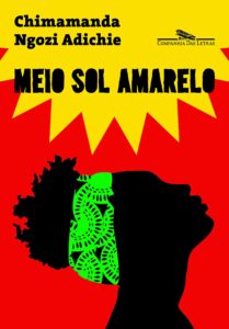 Em meio à guerra fratricida que dividiu a Nigéria com a malograda tentativa de fundação do estado independente de Biafra, um grupo de pessoas busca provar a si mesmas e ao mundo que é capaz não só de sobreviver, mas também de resguardar seus sonhos e sua integridade moral. Baseado em fatos reais transcorridos na década de 1960, Meio Sol Amarelo, da premiada escritora nigeriana Chimamanda Ngozi Adichie vai além do mero relato, transformando- se em um grandioso painel sobre indivíduos vivendo em tempos de exceção, e apresenta elementos vestimentares e culturais africanos enquanto critica sua aculturação.